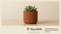 Fluted Planter with Removable Base