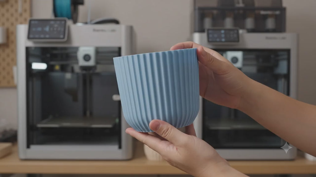 Fluted Planter with Removable Base